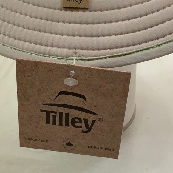 Tilley TAF101 AIRFLO ALGONQUIN hat - Glacier/lime (grey) - Picture 13 of 13